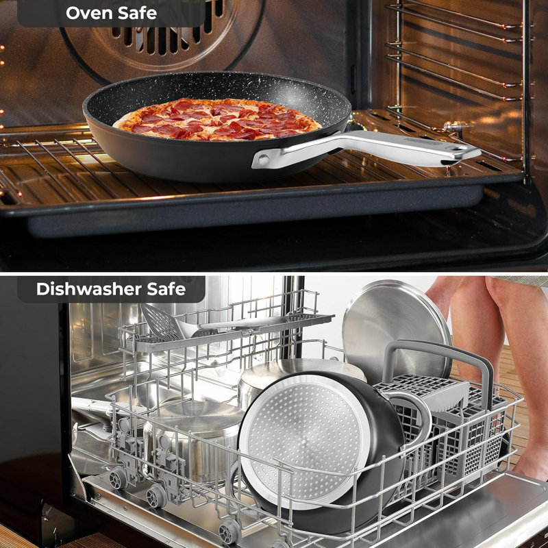 10 - Piece Non-Stick Aluminum Cookware Set