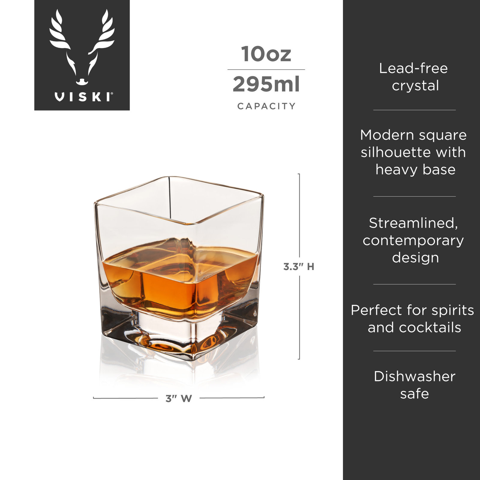 Braque Crystal Rocks Glasses
