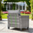 Allcot 5 - Person Wicker/Rattan Patio Furniture Set, Outdoor Fire Pit Sofa Set with Throw Pillows and Comfy Cushions-112553053