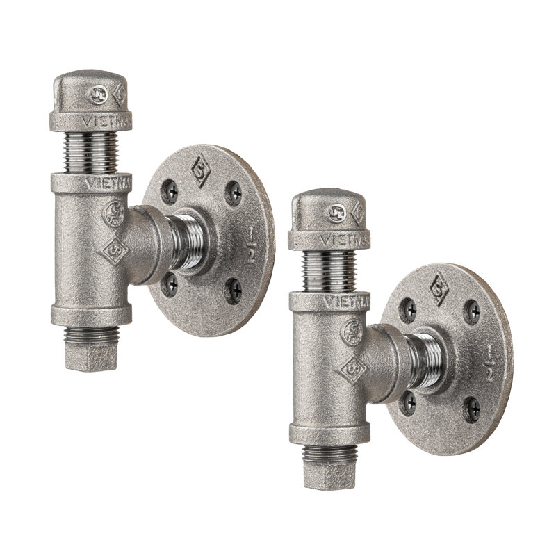 Ignaz 3" Wide Pipe Wall Coat Hook