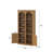 Busby 90.3'' Tall Bookcase With Cabinet Storage, 2 Top Spotlights And 3-Color Lighting-1541178813