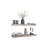 Floating Shelves 1.50" H, 2 Shelves, Taupe