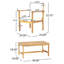 2 fauteuils club et table