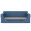 Lit de jour avec bureau amovible, tiroirs de rangement et table d'appoint hydraulique-256685929