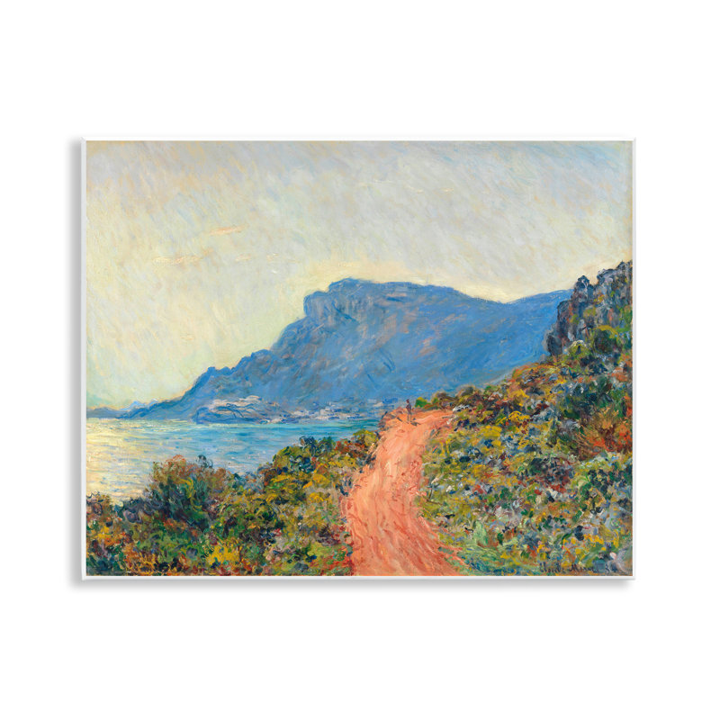"Classic Monet Mountain Landscape", art mural par one1000paintings