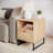 Mid-Century Modern Nightstands or End Tables with Rattan Accented Drawers-1342514079