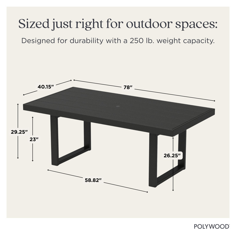 Edge Dining Table, Cream