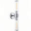 Almetta 2 - Applique murale de salle de bain chromée à intensité variable avec abat-jour en verre rayé, luminaires de bar pour salle de bain-899224591-915507205