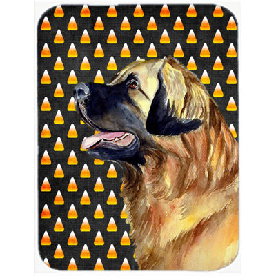 Planche à découper en verre caroline trésors leonberger Halloween Candy Corn
