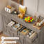 Ensemble de 2 armoires de cuisine et armoire à ordures basculante