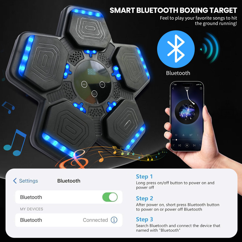 Entraîneur de boxe BAOKALER Smart Bluetooth Music