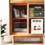 Buffet multifonctionnel avec rangement et bibliothèque