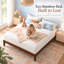 Cadre de lit plateforme écologique en bambou naturel, de style japonais-898012937-898012938