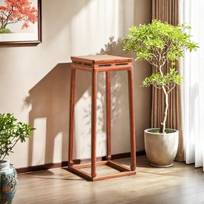 Flower rack Chinese style all solid wood high shel