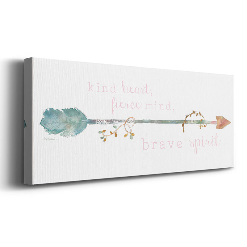 Brave Spirit sur impression sur toile, H 24 po x l 60 po x P 1,5 po