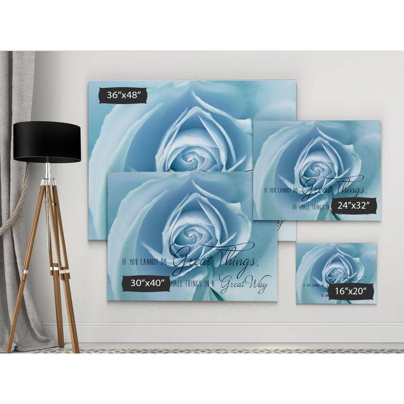 «Do Great Things», reproduction d'impression sur toile, H 16 po x l 20 po x P 1,5 po