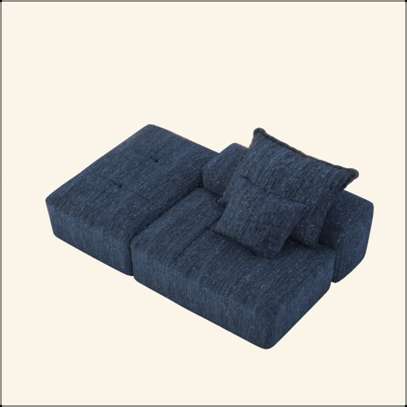 Canapé modulaire surdimensionné Modern, Bleu