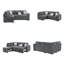 Canapé-lit modulaire convertible 83,9 po-2122589445