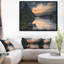 «Stunning Sunrise over Lake Panorama», reproduction de photo sur toile-26693801
