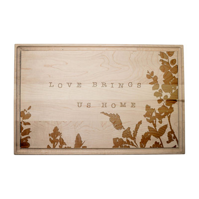 Love Brings Us Home Cutting Board