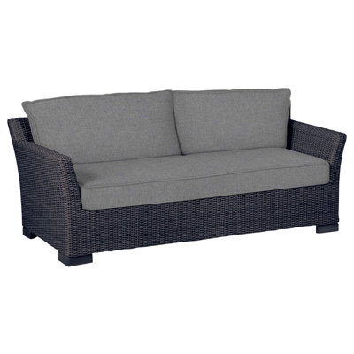 Club Woven Sofa - Black Walnut