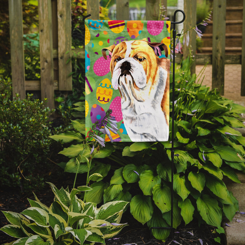 Drapeau de jardin Atara, Bouledogue (jaune et blanc)