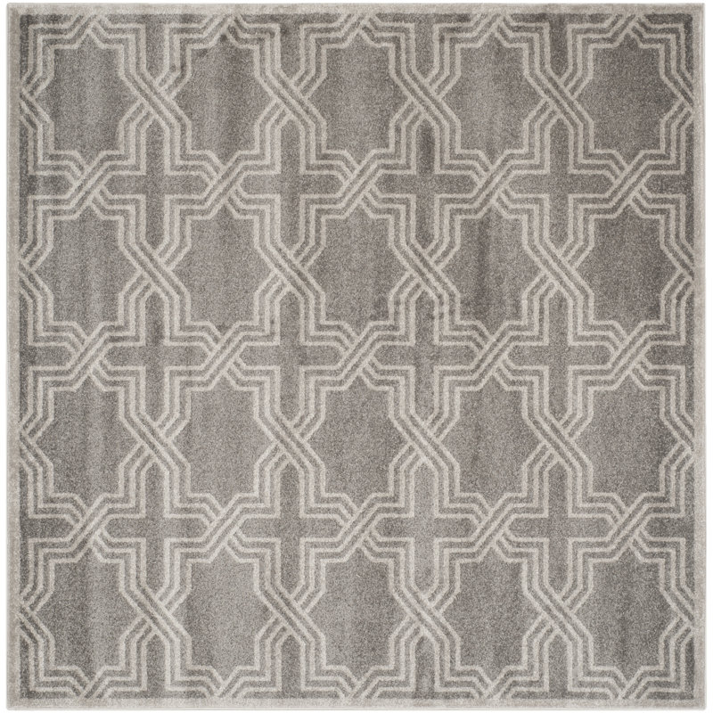 Daneya Performance Geometric Rug, Square 7'