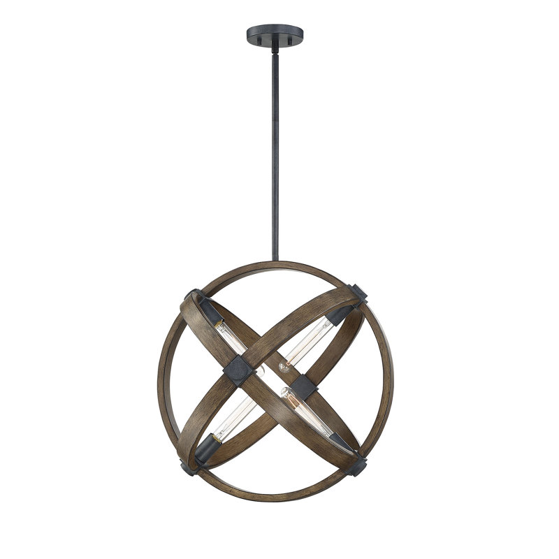 Vetter 4 - Light Dimmable Globe Chandelier