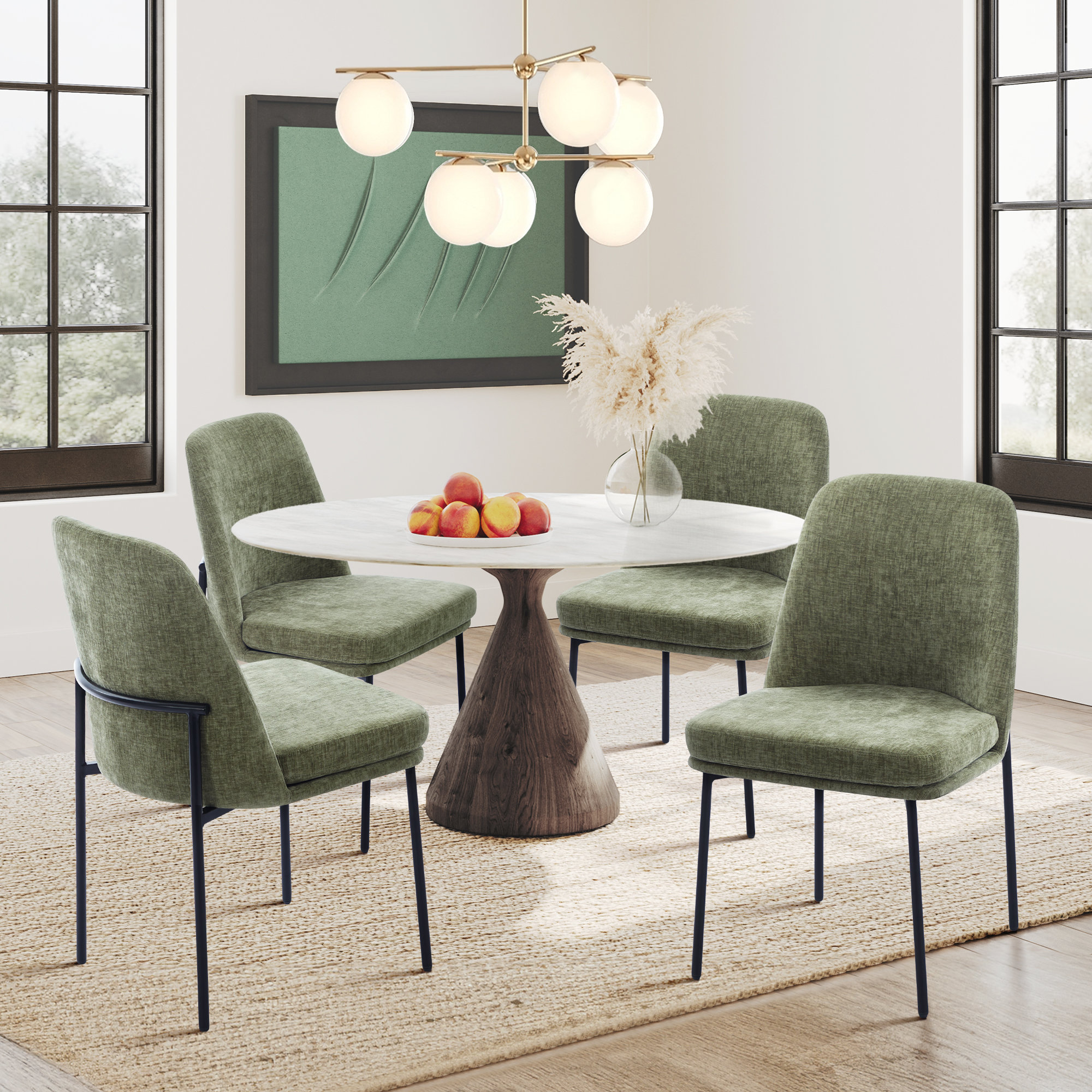 Upholstered Parsons Side Chair Dining Chair