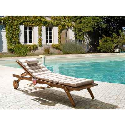 Sun Lounger Pad Cushion CESANA PREMIUM