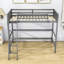Lit mezzanine simple en bois avec échelle-1444031918
