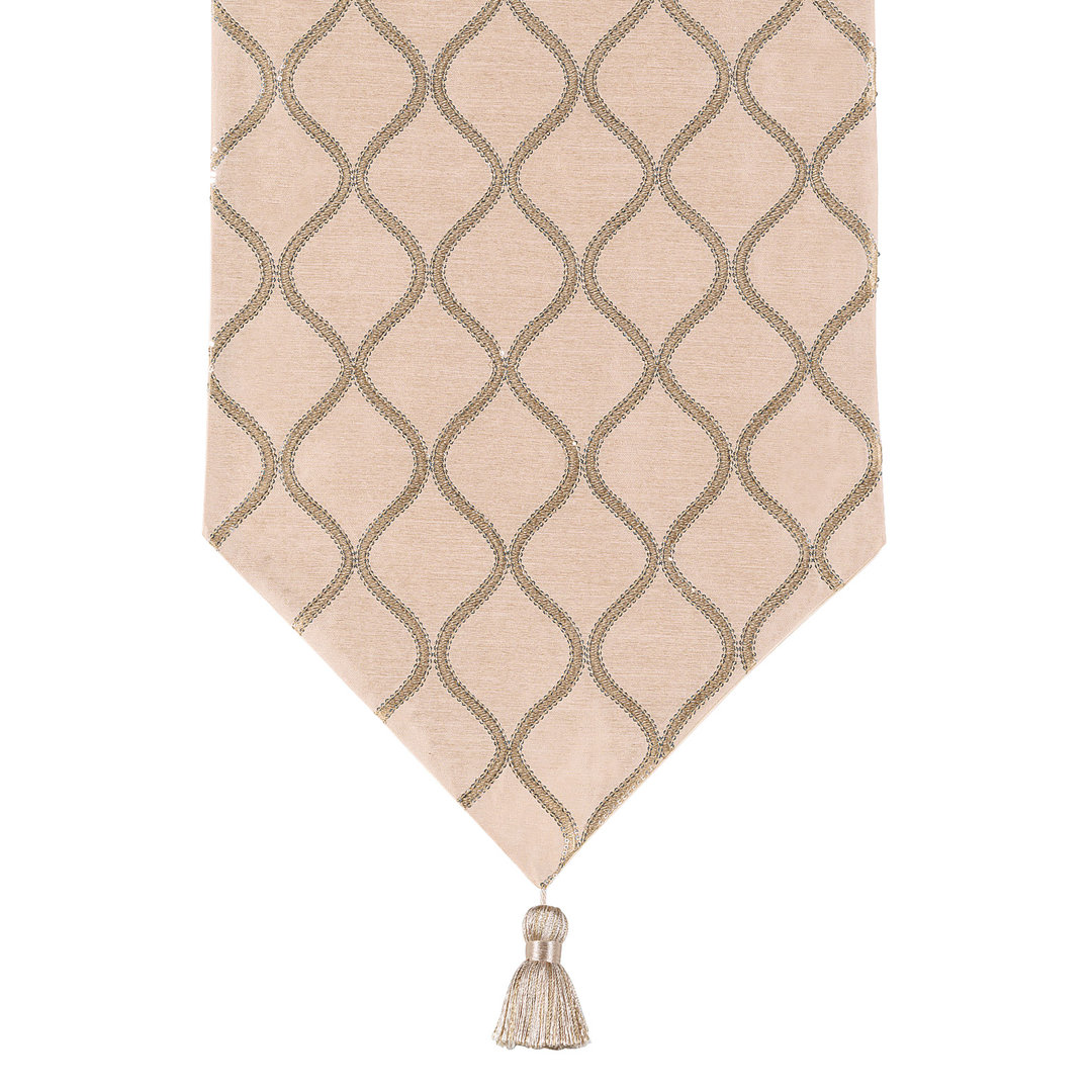 Bardot Bisque Table Runner Eastern Accents