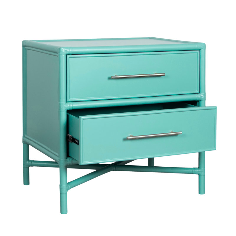 Venice 2 - Drawer Nightstand, Turquoise