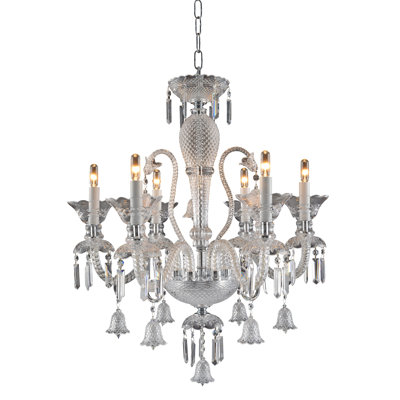 Darilyn 6 - Light Dimmable Tiered Chandelier
