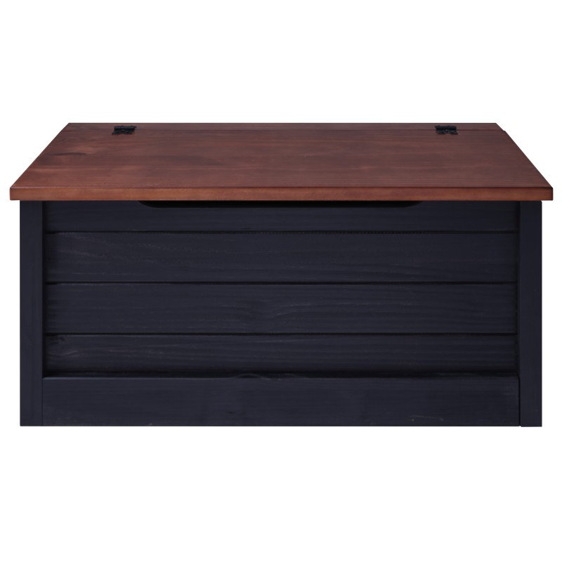 Cottage Blanket Box, Black