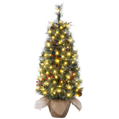 Arbre de Noël artificiel illuminé 37,4 pi