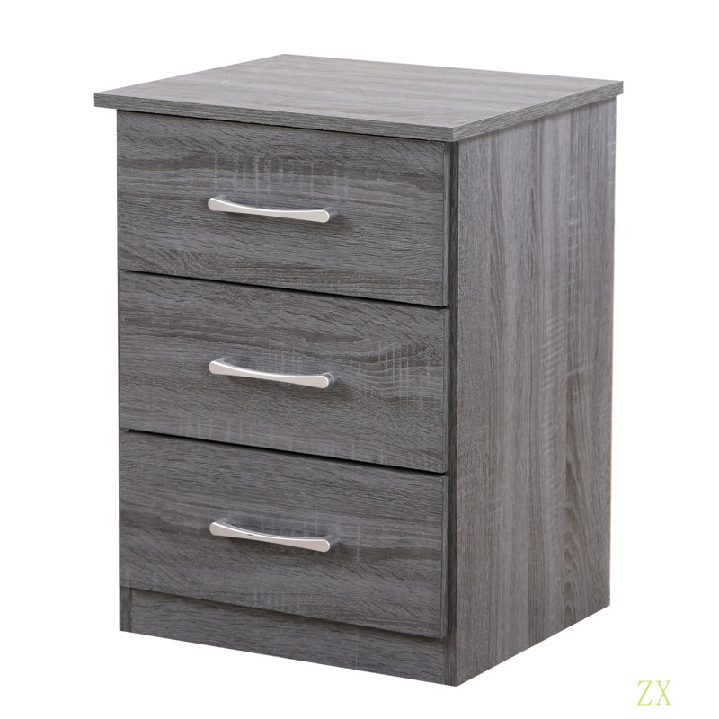 Table de chevet chic, Gris