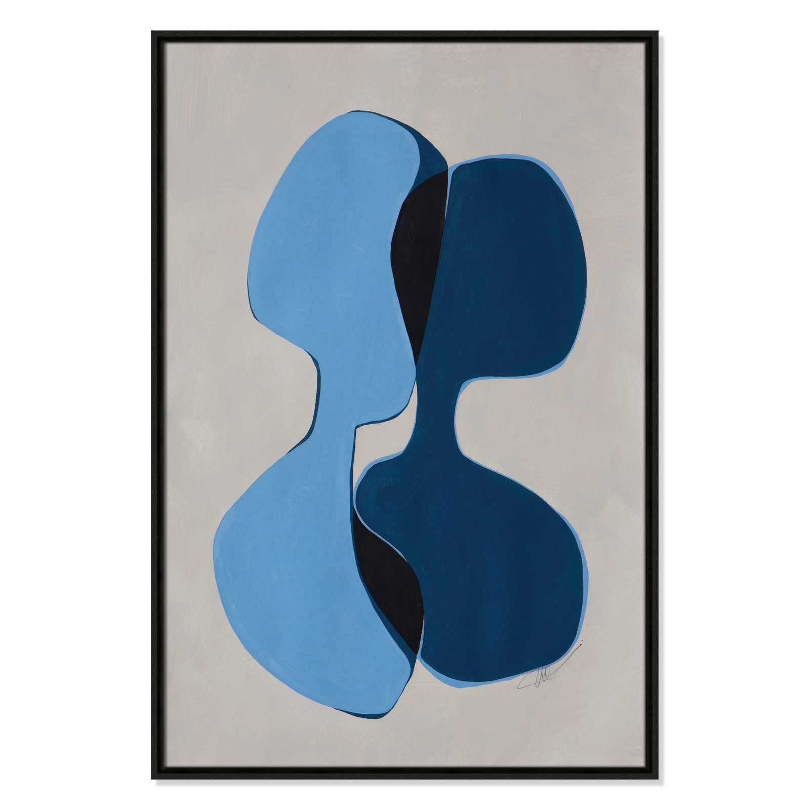 In Unity Collection "In Unity I" Print, Espresso Framed, 37.5" H x 25.5" W x 2" D