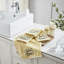Timeless Linens Country Bath Stars Tan Washcloth Set of 4 12x12-108218697