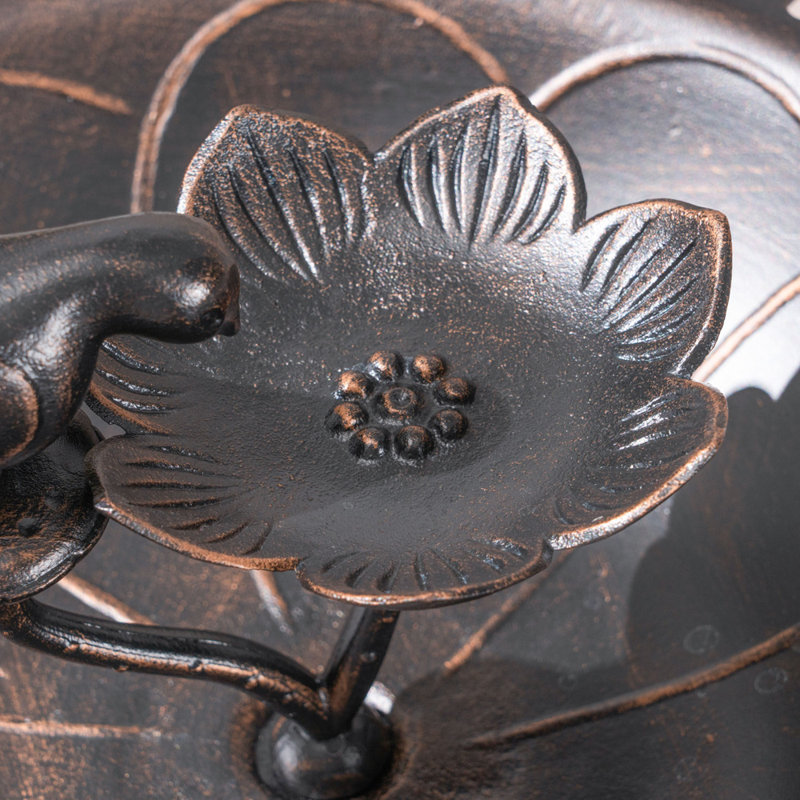 Aluminum,Iron Birdbath