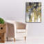 "Epic Graffiti" Gilt Reflections 2 "par Chariklia Zarris, art mural sur toile, 26 po x 34 po