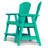 2-Person 26'' Outdoor Tall Adirondack Chairs With Table-1366476273