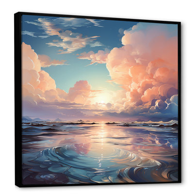 Clouds Charm Liquid Art - Clouds Canvas Print