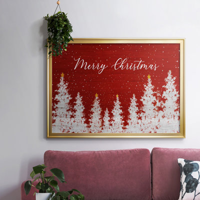«Merry Christmas», reproduction d'art sur toile