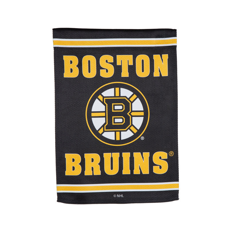 Drapeau en suède embossé, taille GDC, Boston Bruins