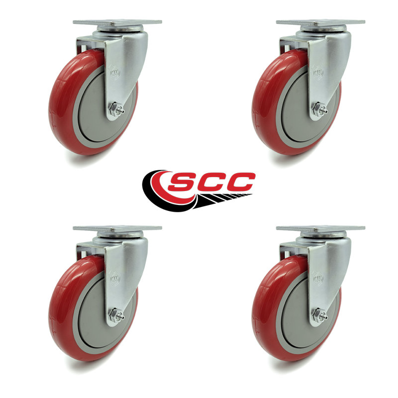 Cambro Replacement Caster, Red