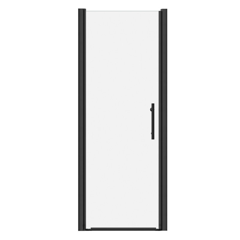30-31.5 in.W x 75 in.H Pivot Frameless Shower Door with 1/4" (6mm) Clear Tempered Glass