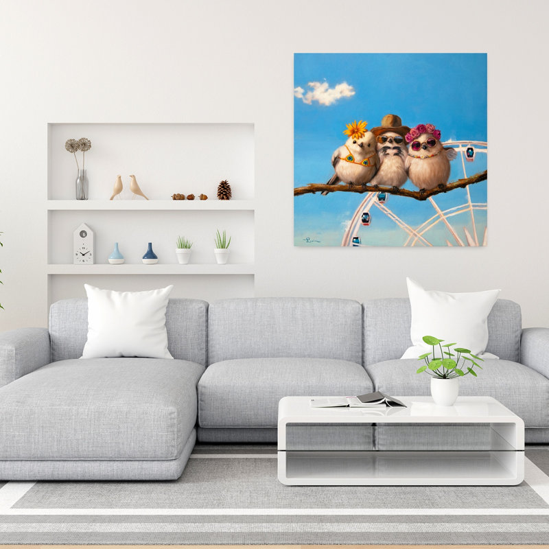 Art urbain contemporain Coachella Trio, H 36 po x l 36 po