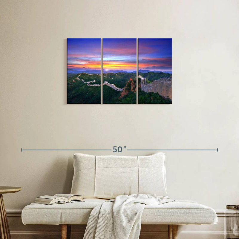 Rorry Great Wall Of China Sunset, 20" H x 33" W