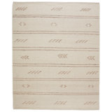 Jaipur Living Essek LEO02 Handmade Tribal Cream and Light Brown Area Rug (9'x12')